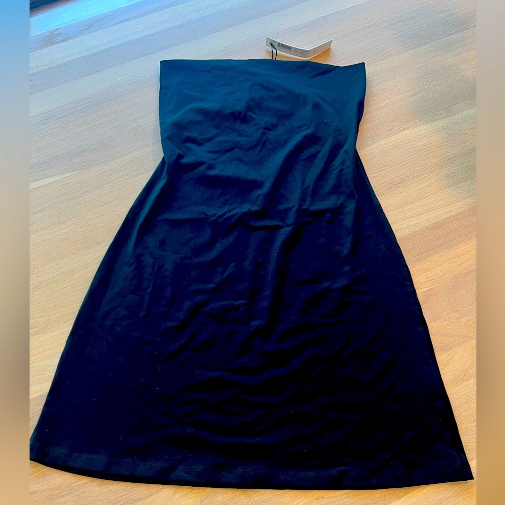 Susana Monaco strapless Black mini Dress M NWT top